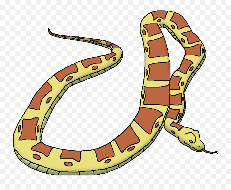 Reticulated Python - Snake Clipart Full Size Clipart Cartoon Snake Diamond Python Emoji,Snake Clipart