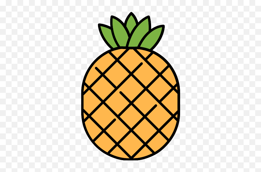 Download Full Size Of Pineapple Clipart - Pineapple Vector Emoji,Pineapple Clipart