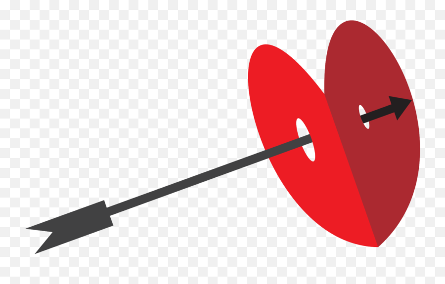 Free Arrow Through Heart 1186896 Png With Transparent Background - Vertical Emoji,Red Arrow Transparent Background