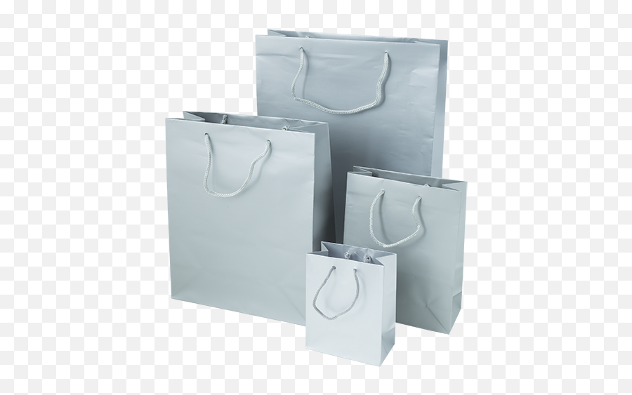 Download Silver Luxury Gift Bags - Luxury Shopping Bag Png Emoji,Shopping Bag Png
