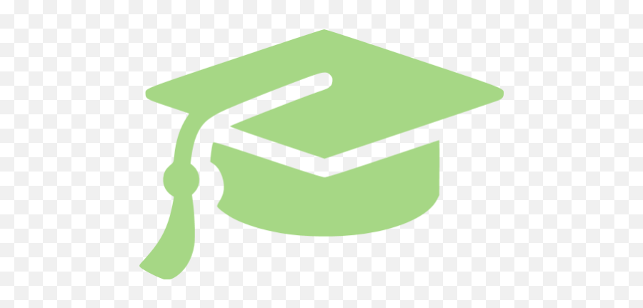 Guacamole Green Graduation Cap Icon - Graduation Cap Icon Png Emoji,Grad Cap Png