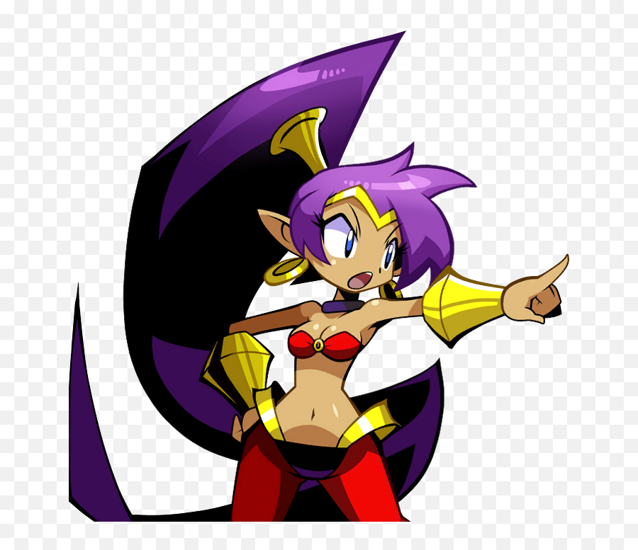 Fx Cine Shantae Pose 5 - Shantae Half Genie Hero Shantae Poses Emoji,Shantae Png