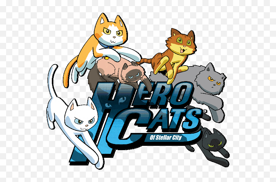 Hero Cats Logo - Hero Cats Of Stellar City Logo Emoji,Cats Logo