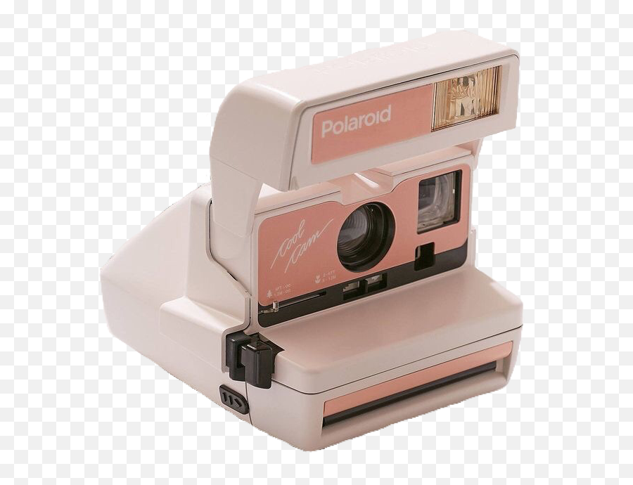 Vintage Camera Polaroid Pink Pngs - Aesthetic Camera Emoji,Vintage Camera Png