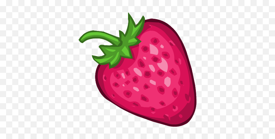 Strawberries - Transparent Pink Strawberry Clipart Emoji,Strawberries Png