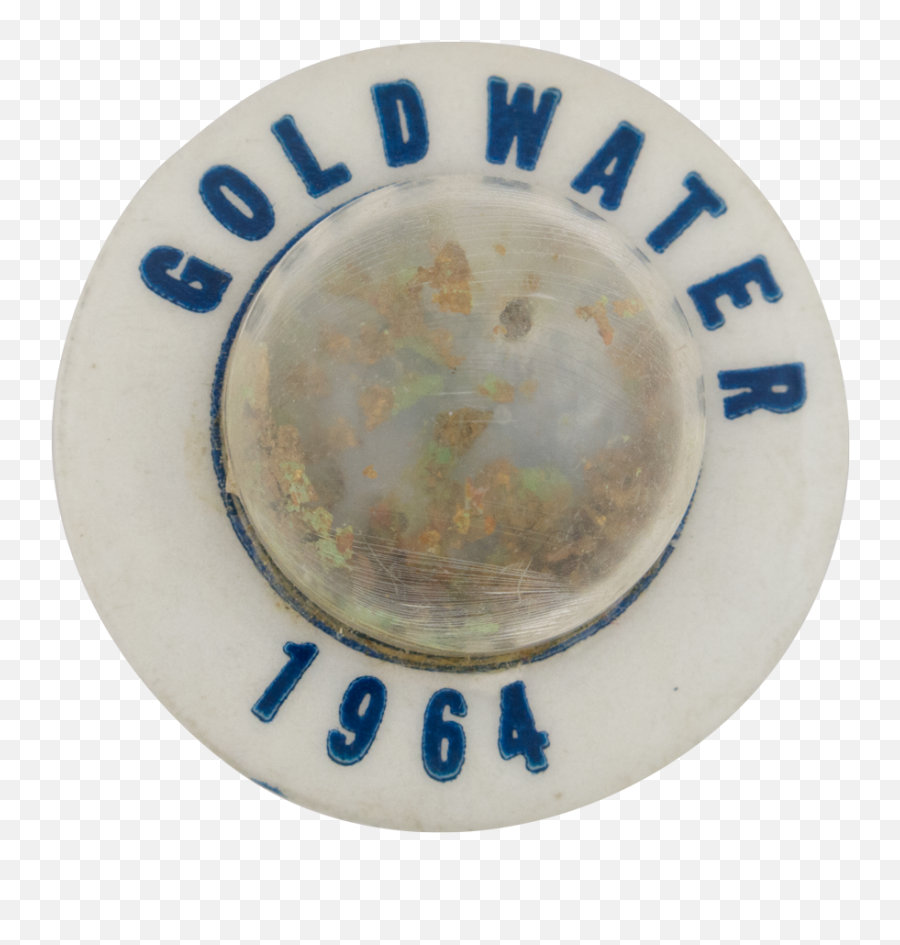 Goldwater 1964 Gold Flakes Busy Beaver Button Museum - Serving Platters Emoji,Gold Flakes Png