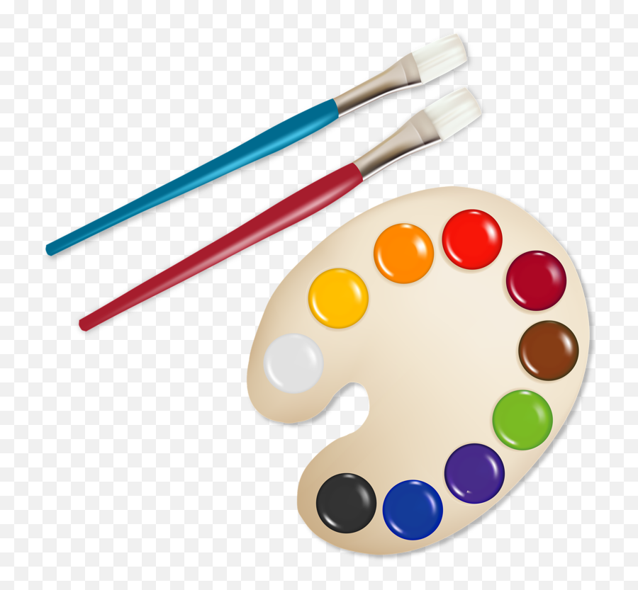 Download Paint Clipart Paint Board - Watercolor Paints Paint Tray Transparent Png Emoji,Paint Clipart