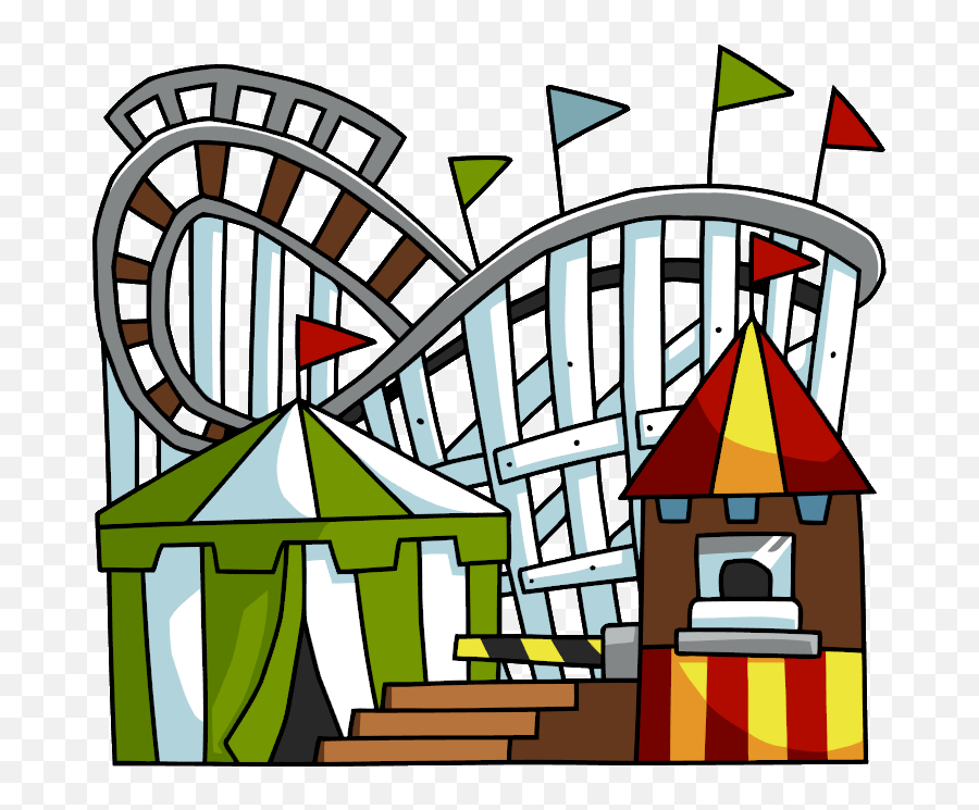 Roller Coaster Clip Art N72 Free Image - Roller Coaster Clip Art Emoji,Roller Coaster Clipart