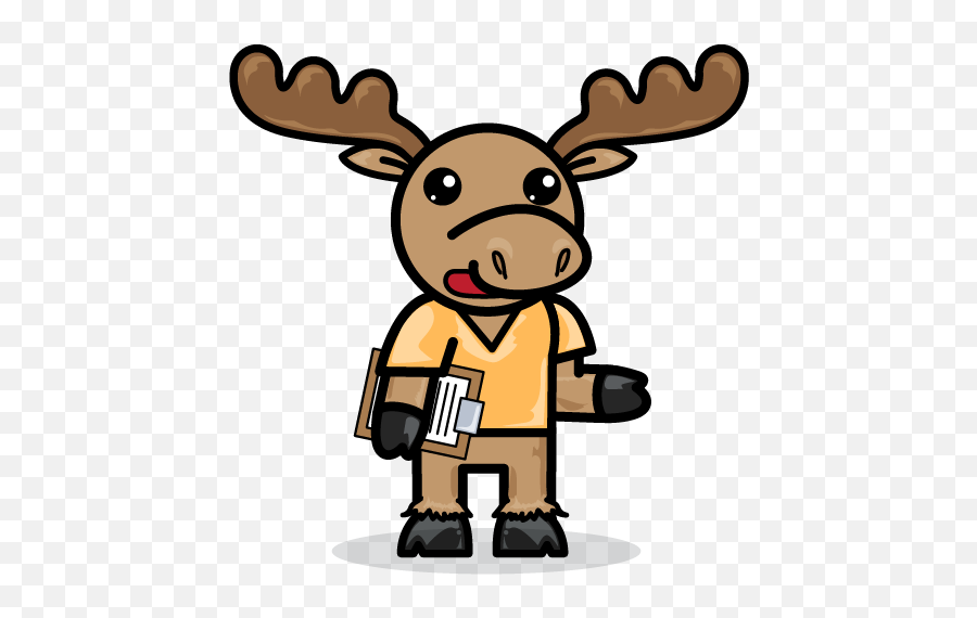 Brightspace Moose Clipart - Full Size Clipart 5212945 Emoji,Moose Head Clipart