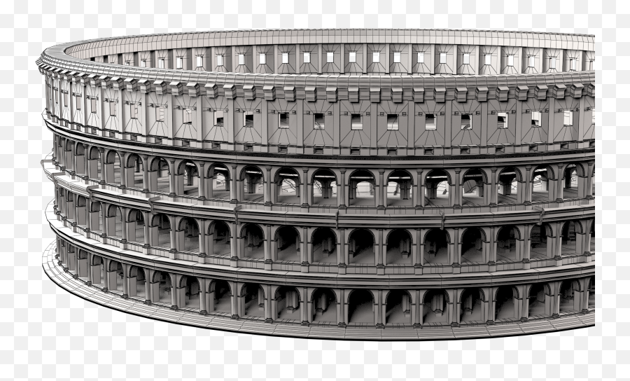 Gladiator Coliseum Clipart - Colosseum Transparent Cartoon Emoji,Colosseum Clipart