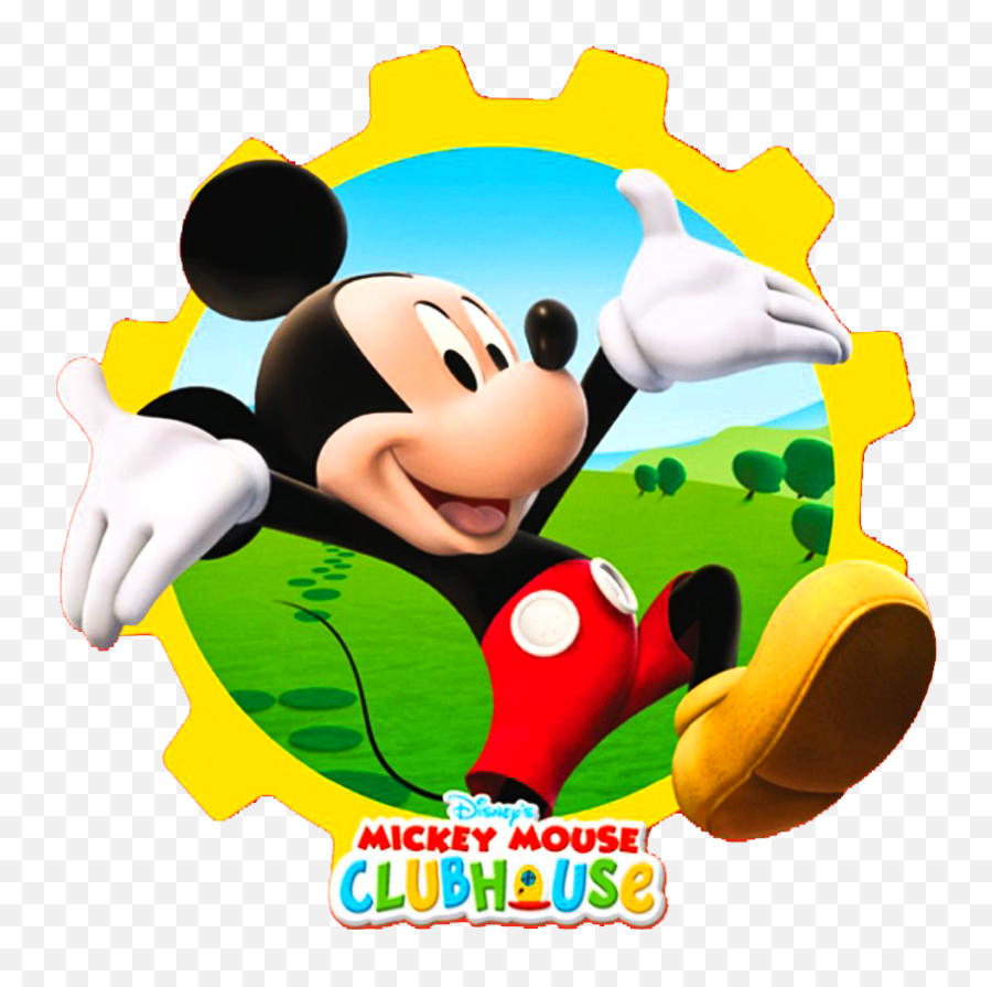 Mickey Mouse Clubhouse Clipart U0026 Mickey Mouse Clubhouse Clip Emoji,Mickey Clipart Black And White