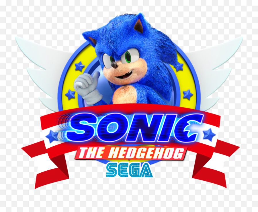 32 Sonic Movie Logo - Icon Logo Design Emoji,Team Sonic Racing Logo