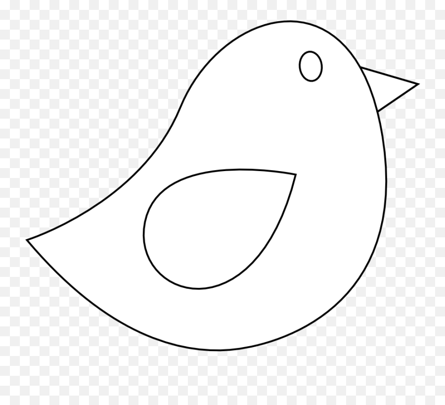 Bird Outline Clipart - Clipart Best Clipart Best Emoji,Bird Outline Png