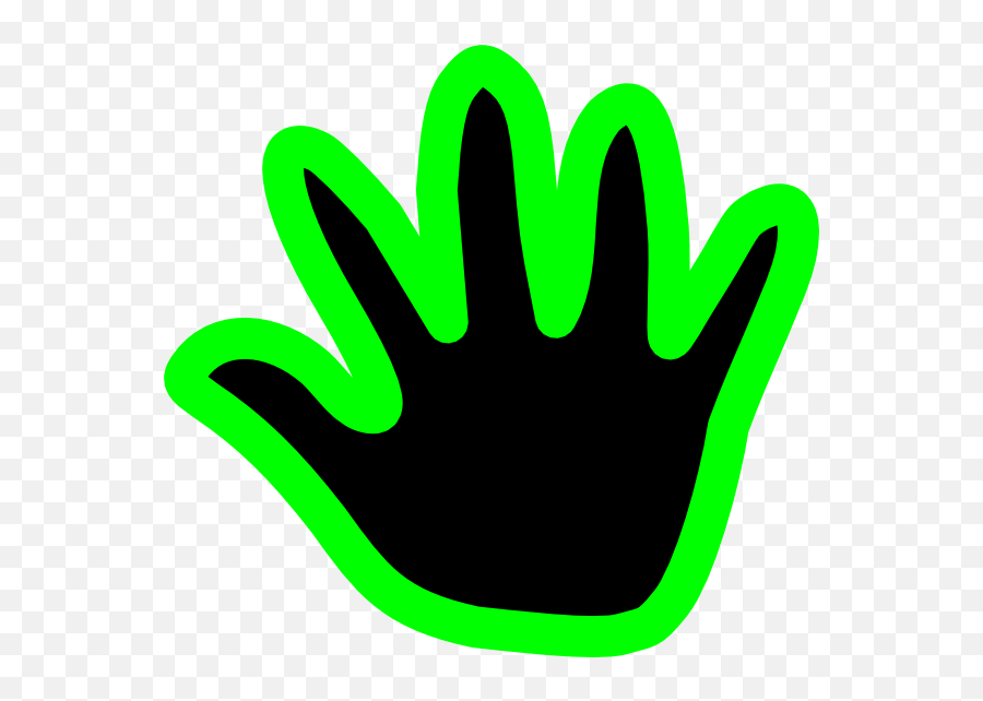 Light Hand Print Clip Art At Clkercom - Vector Clip Art Emoji,Helping Hand Clipart