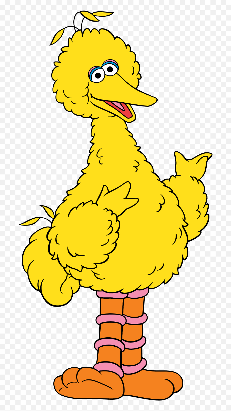 Big Bird Sesame Street - Big Bird Sesame Street Clipart Emoji,Street Clipart