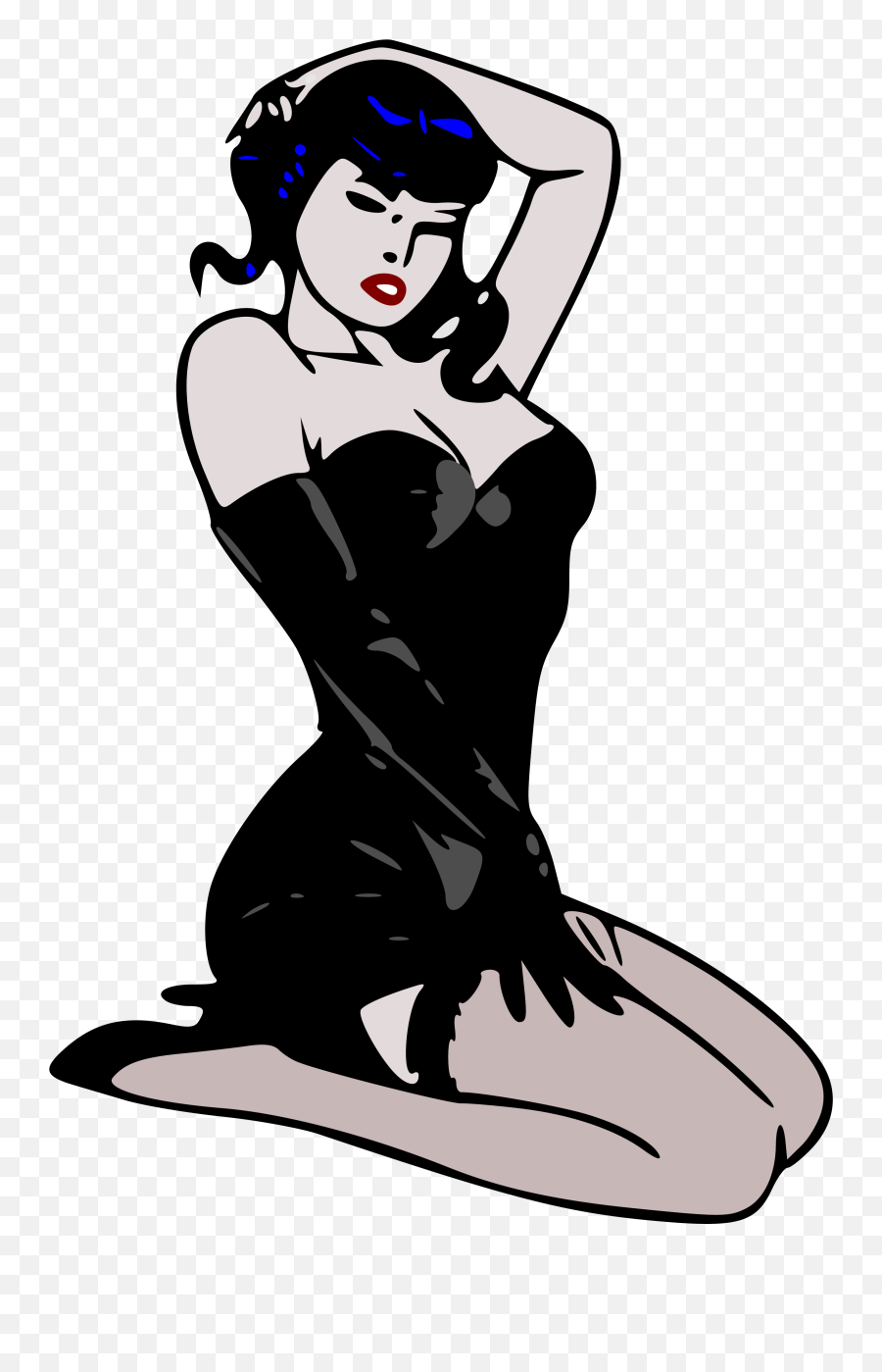 Pin - Up Girl Clipart Panda Free Clipart Images Pin Up Girl Art Emoji,Girls Clipart