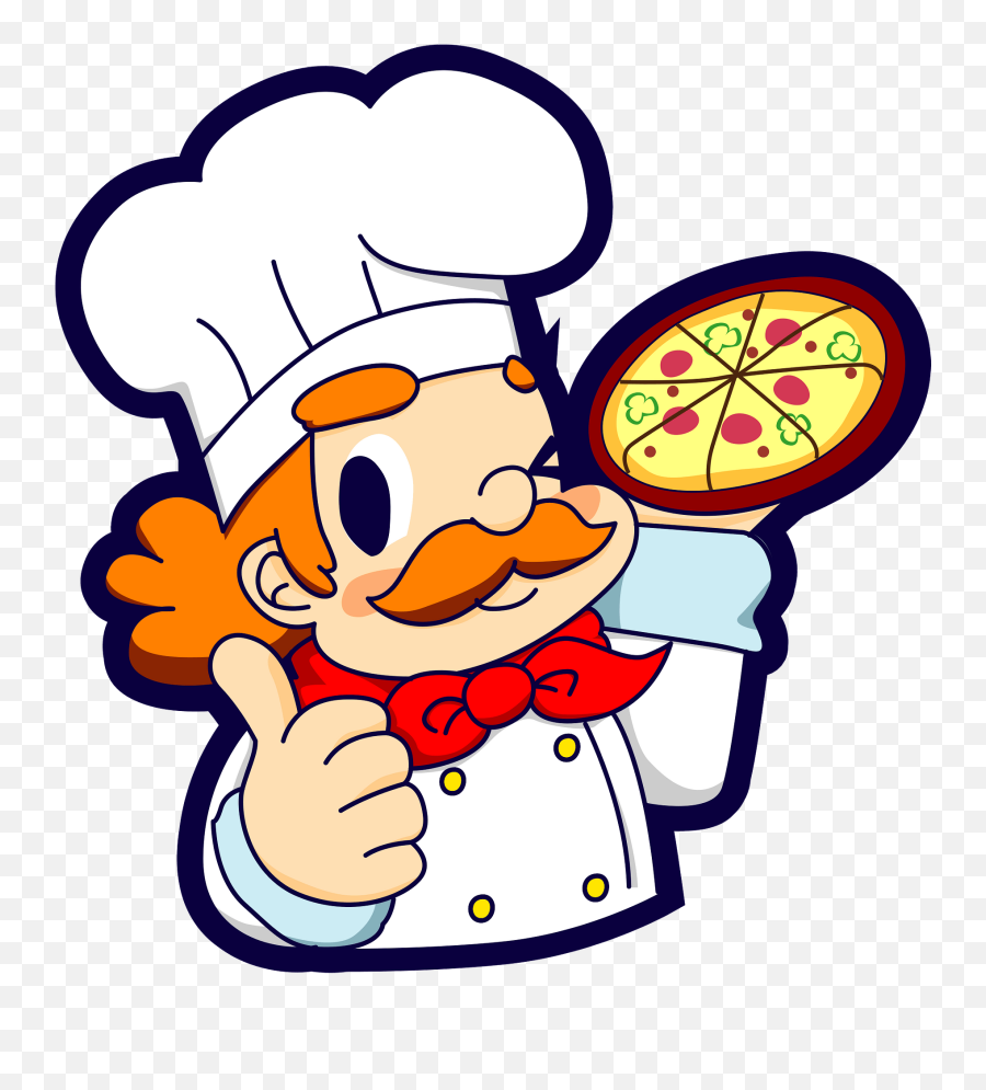 Pizzeria Cook Clipart Free Download Transparent Png - Pizza Svg Free Vector Emoji,Cook Clipart
