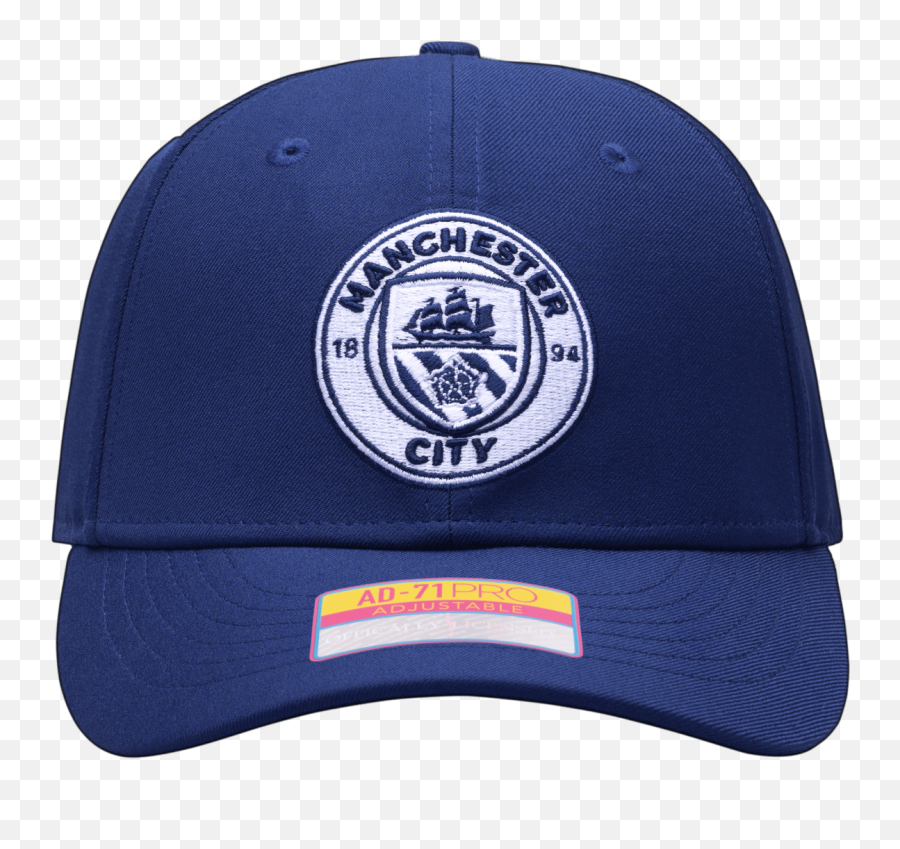 Manchester City Fc Navy Colour Adult Baseball Cap Hat One - For Baseball Emoji,Nfl Logo Hats