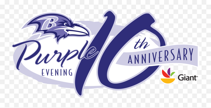 A Purple Evening With The Baltimore Ravens 92 Q - Language Emoji,Baltimore Ravens Logo Png