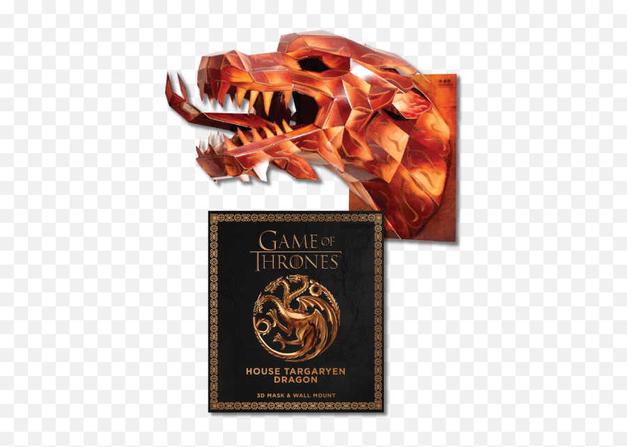 House Targaryen Dragon - House Targaryen Wall Mount Emoji,Game Of Thrones Dragon Png