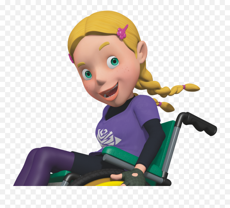 Fireman Sam Wheelchair Disability Dilys Price Clip - Dilys Fireman Sam Hannah Sparkes Emoji,Disability Clipart
