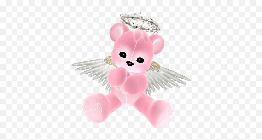 Scratch Studio - Pink Angel Teddy Bear Emoji,Sparkle Emoji Png