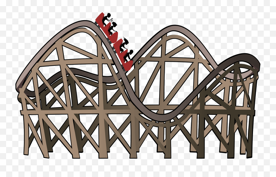 Roller Coaster Clipart - Kinetic Energy Pictures Png Emoji,Roller Coaster Clipart