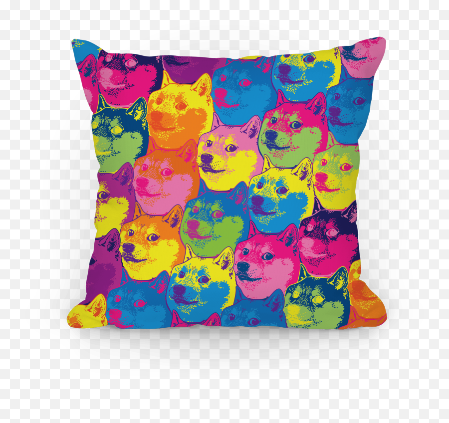 Pop Art Doge Pillows Lookhuman Emoji,Doge Png