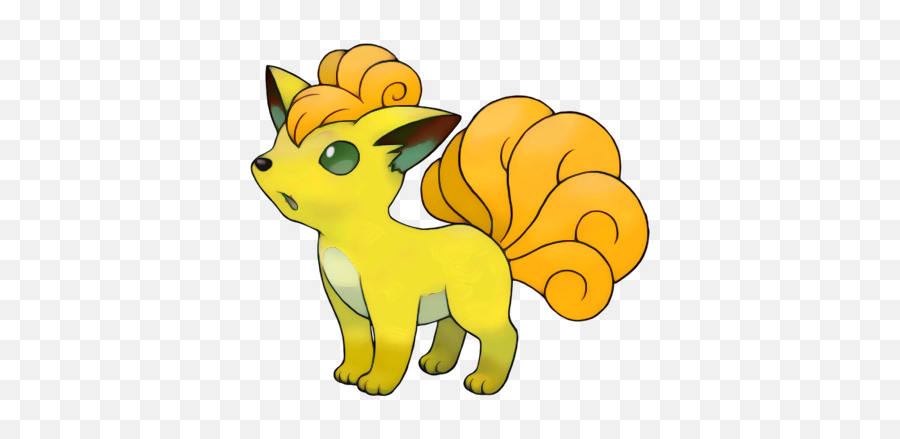 Shiny Vulpix - Pokemon Go Emoji,Vulpix Transparent