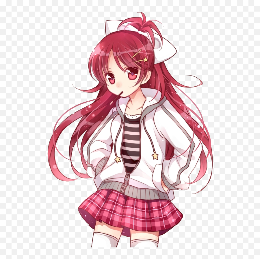 School Anime Girl Png Transparent Background Free Download - Cool Anime Girl Chibi Emoji,Anime Png