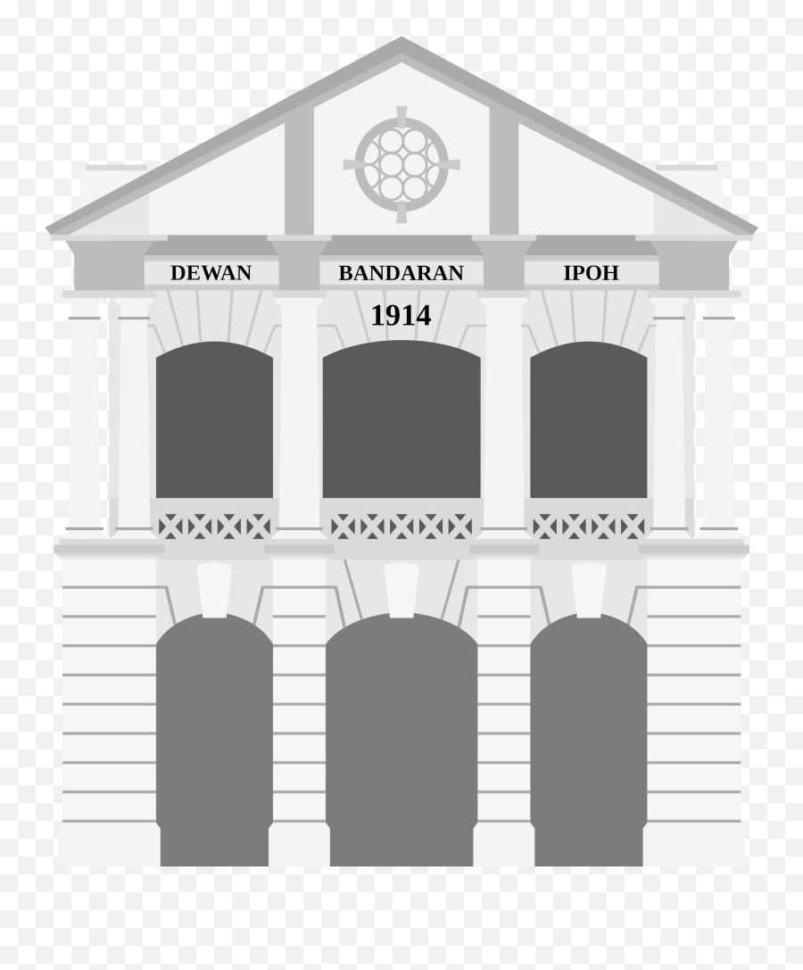 Download City Hall Png Clipart Ipoh City Hall Building Clip Emoji,Cities Clipart