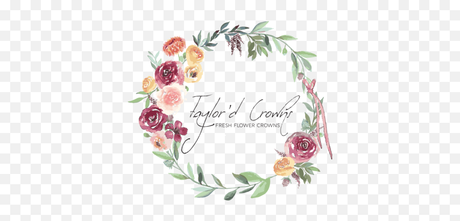 Tayloru0027d Crowns - Floral Emoji,Flower Crown Png
