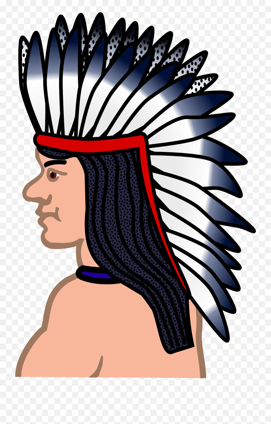Native American Chief Clipart Free Download Transparent - Clipart Native American Hat Emoji,Native American Clipart