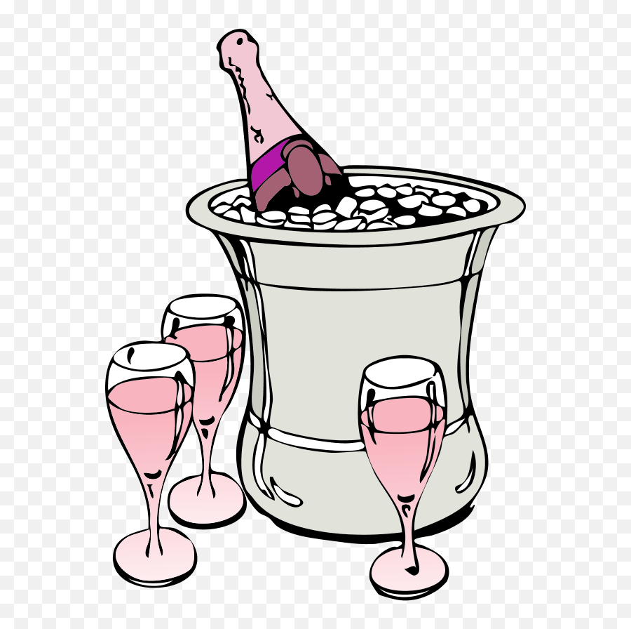 Free Champagne Glasses Clipart Download Free Clip Art Free - Clipart Champagne Bottle Pink Emoji,Champagne Clipart