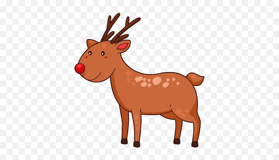 Reindeer Free To Use Clipart 4 - Wikiclipart Reindeer Emoji,Reindeer Clipart