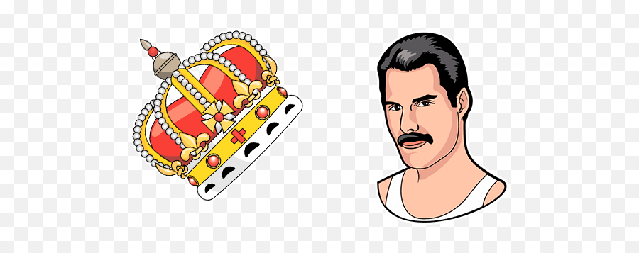 Freddie Mercury Cursor - Freddie Mercury Cursor Emoji,Freddie Mercury Png