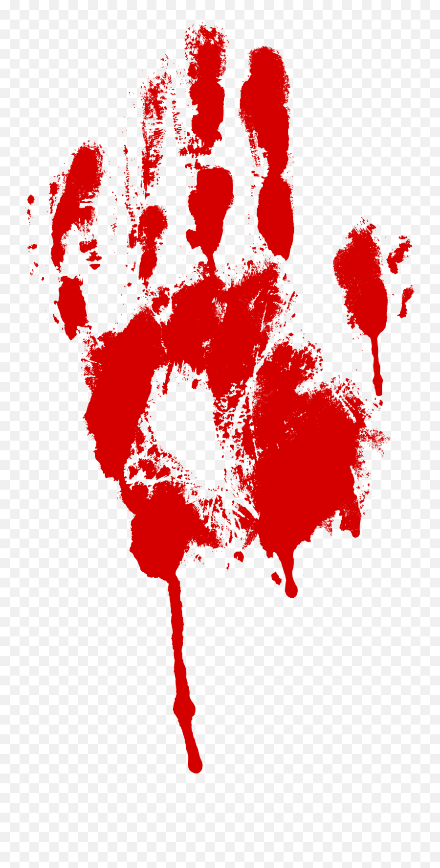 5 Red Bloody Handprint Png Transparent Onlygfxcom - Bryann Trejo Red Letters Emoji,Hand Transparent Background