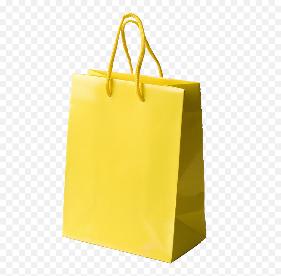 Reusable Shopping Bag Paper - Yellow Shopping Bag Png Shopping Bag Photo Png Emoji,Shopping Bags Clipart