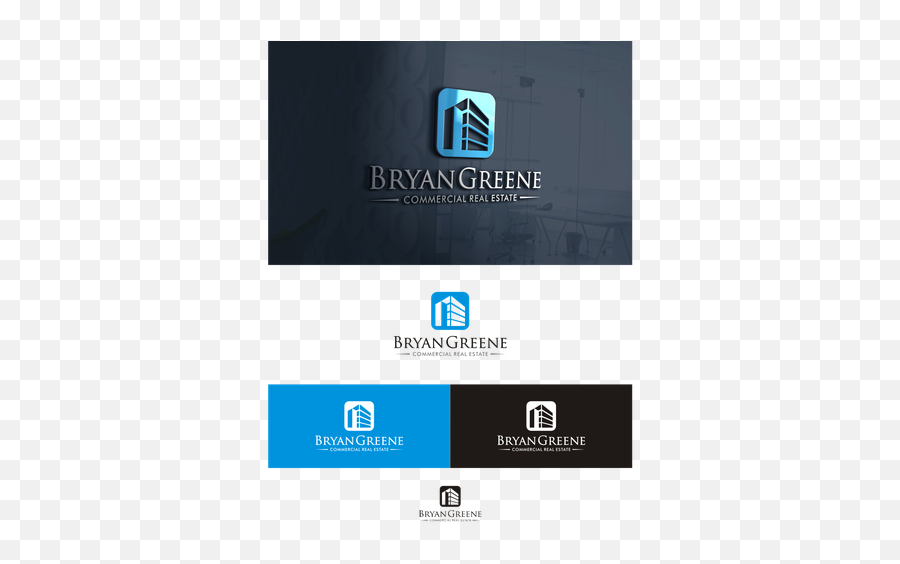 Bryan Greene - Vertical Emoji,Commercial Real Estate Logo