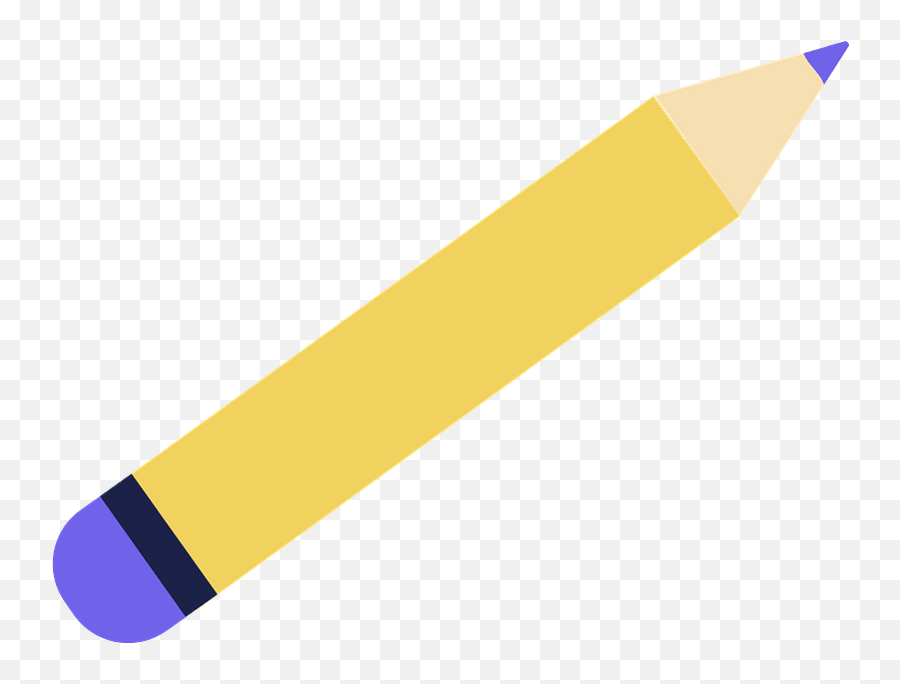 Pencil Clipart - Horizontal Emoji,Pencil Clipart