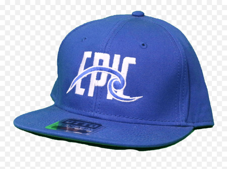 Epic Wave Logo Snapback Hat - For Baseball Emoji,Wave Logo