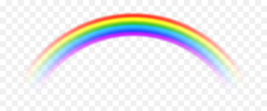 Transparent Rainbow Cliparts Png Images - Transparent Transparent Background Rainbow Png Emoji,Rainbow Transparent Background
