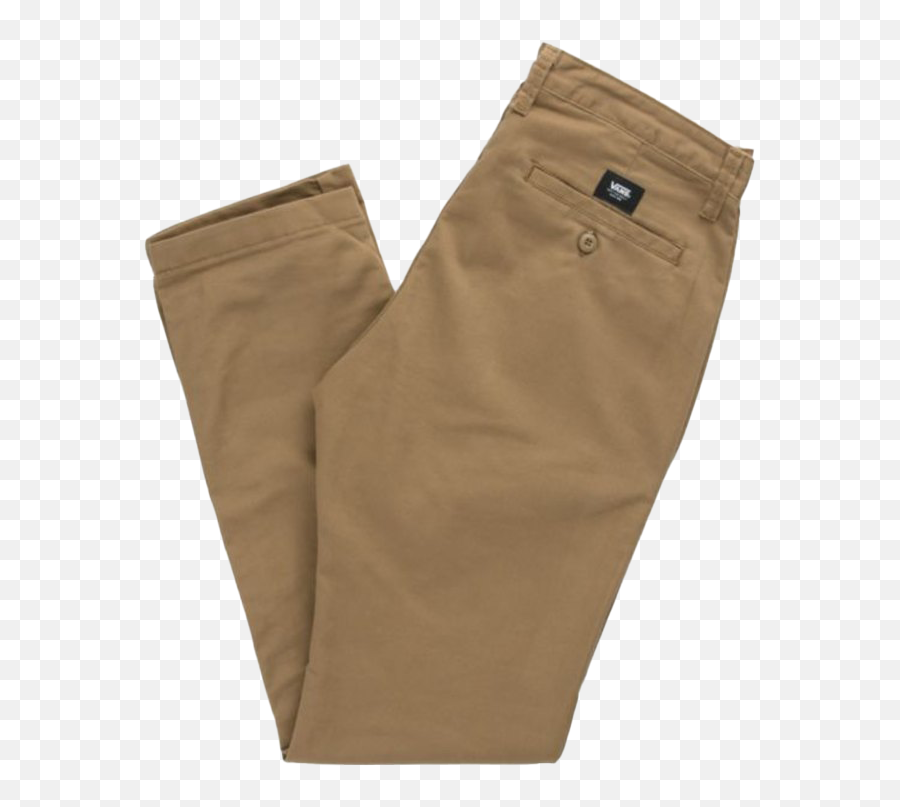 Cotton Pant Png Transparent Images - Brown Vans Chino Pants Emoji,Pants Png