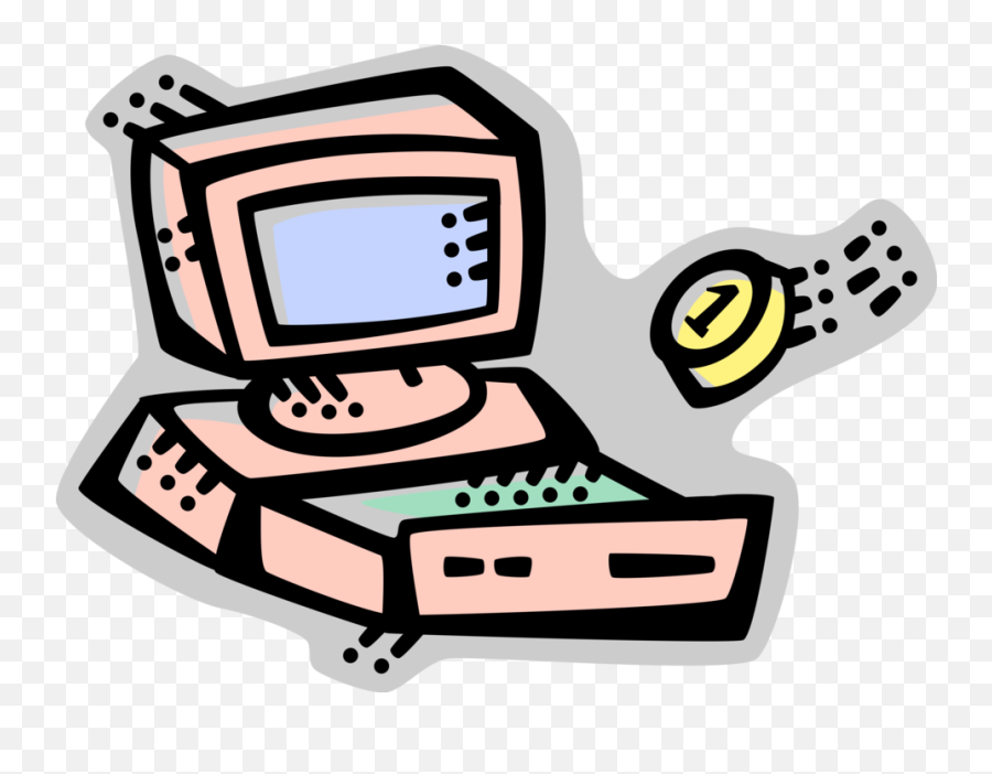 Vector Illustration Of Cash Register For Registering Clipart - Playing Games Emoji,Money Clipart Transparent Background