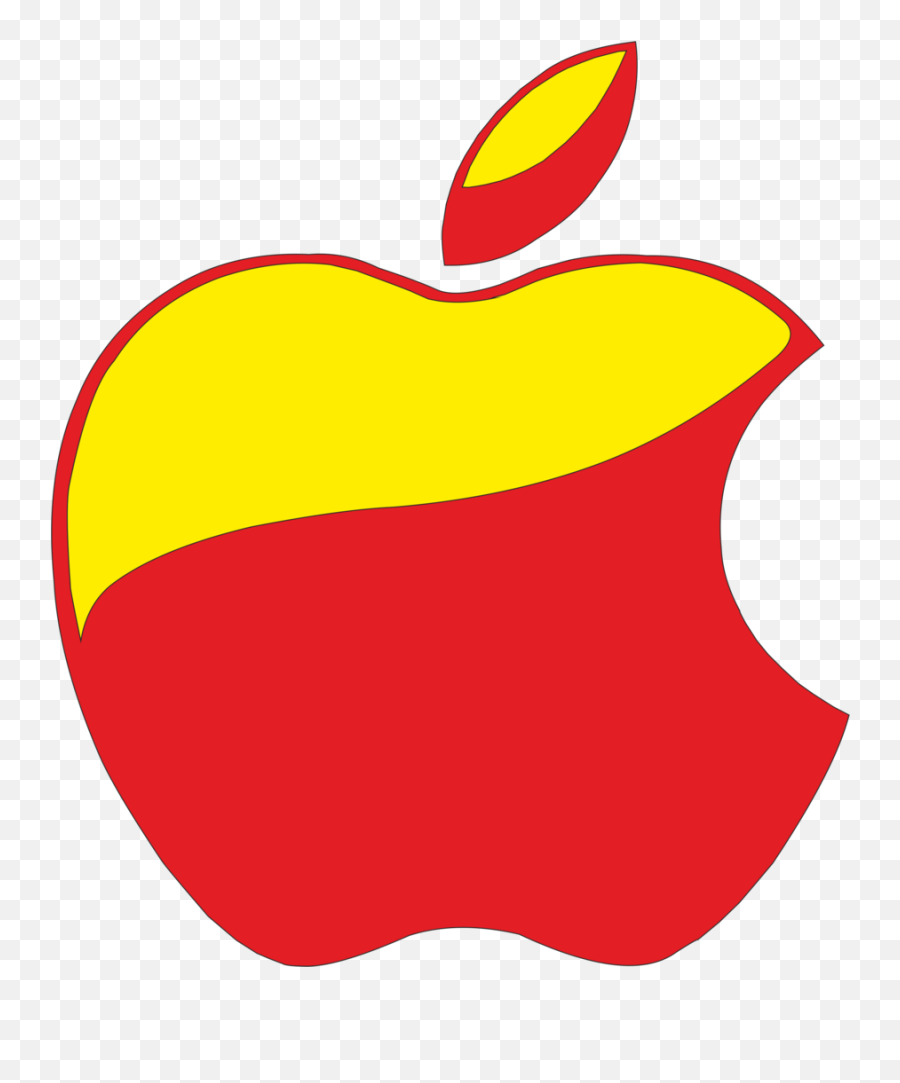 Apple Logo Red And Yellow By Victormtavarez - Clipart Best Marrakesh Emoji,Apple Logo Png