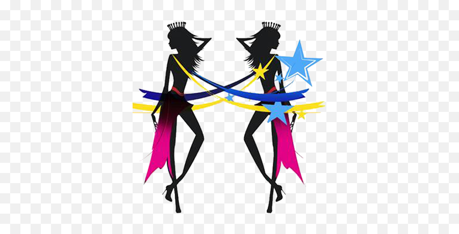 The Lishman Twin Pageant Logo - Miss Universe Art Png Emoji,Pageant Clipart