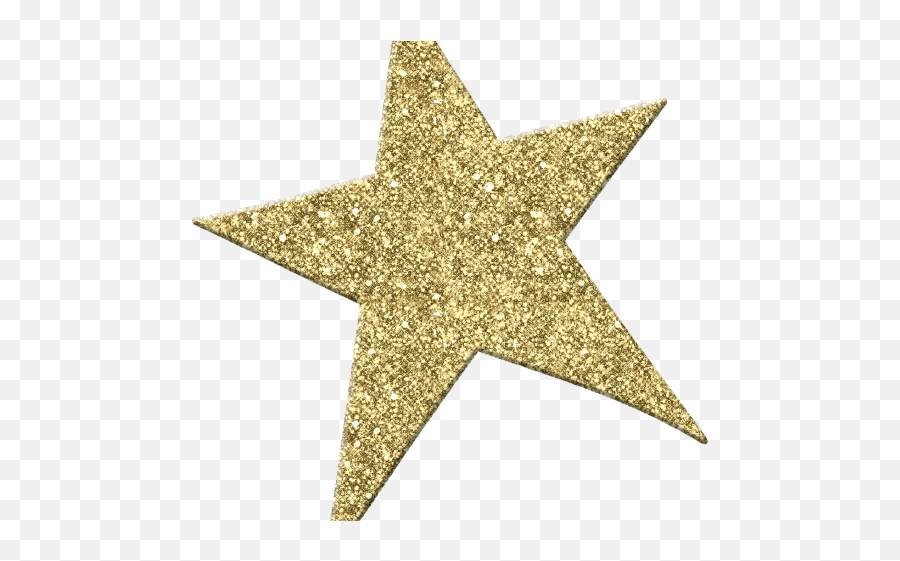 Gold Glitter Star Png Png Image With No - Glitter Estrela Dourada Png Emoji,North Star Clipart
