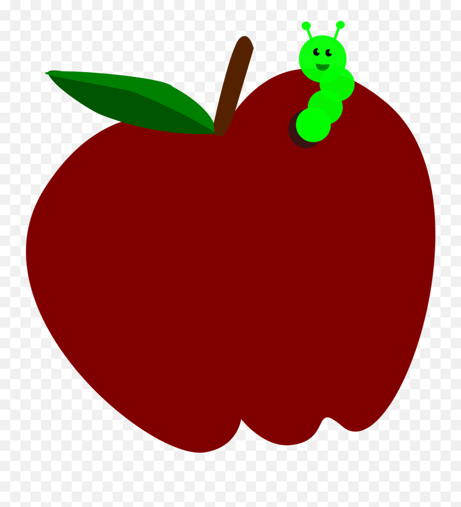 Red Apple Fruit Worm Png Picpng Emoji,Worm Png