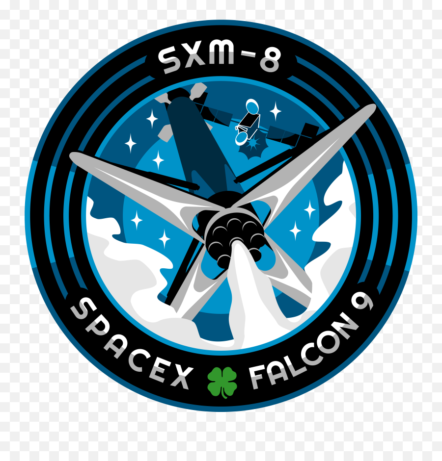 Spacex Set To Launch Falcon 9 On Early Sunday Morning Emoji,Spacex Logo Png