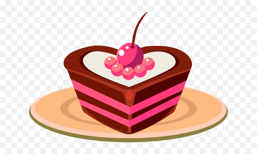 Heart Shaped Cake Clipart Transparent - Clipart World Cake Decorating Supply Emoji,Cake Clipart